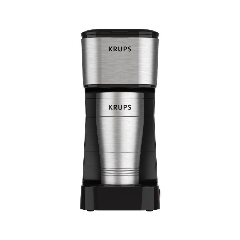 Krups Simply Brew Single-Serve Coffee Maker with Stainless Steel Mug