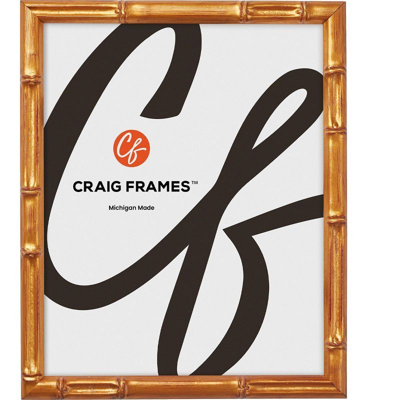 Vintage Gold Faux Bamboo 4x6 Wall Picture Frame