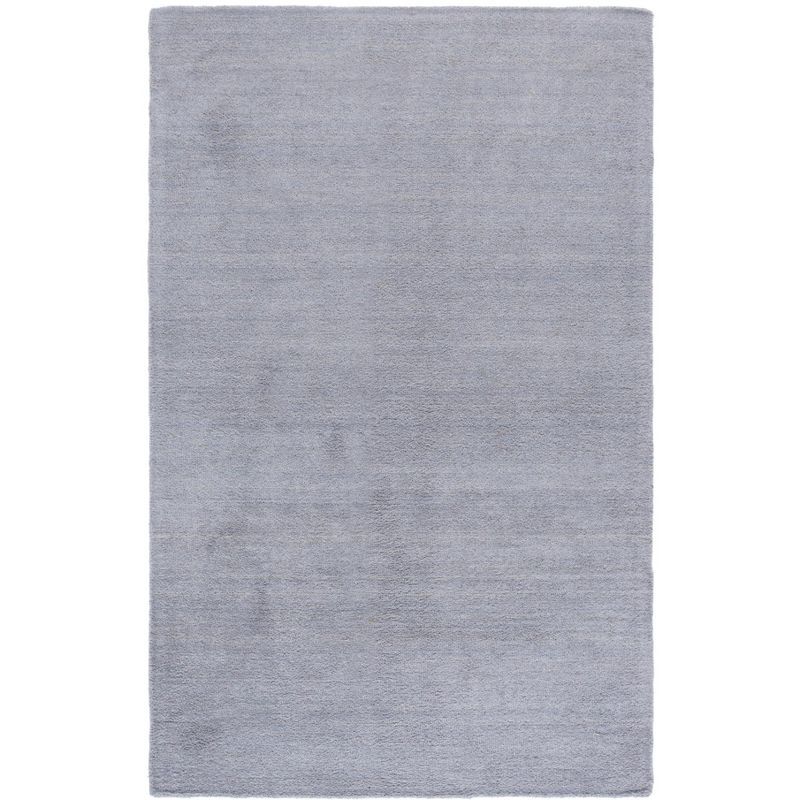 Gray Handmade Wool 6' x 9' Tufted Area Rug
