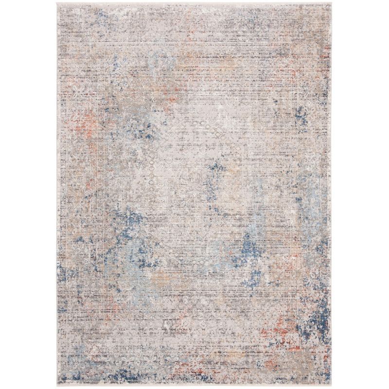 Safavieh Dream 4' x 6' Gray and Blue Hand-Knotted Wool Area Rug