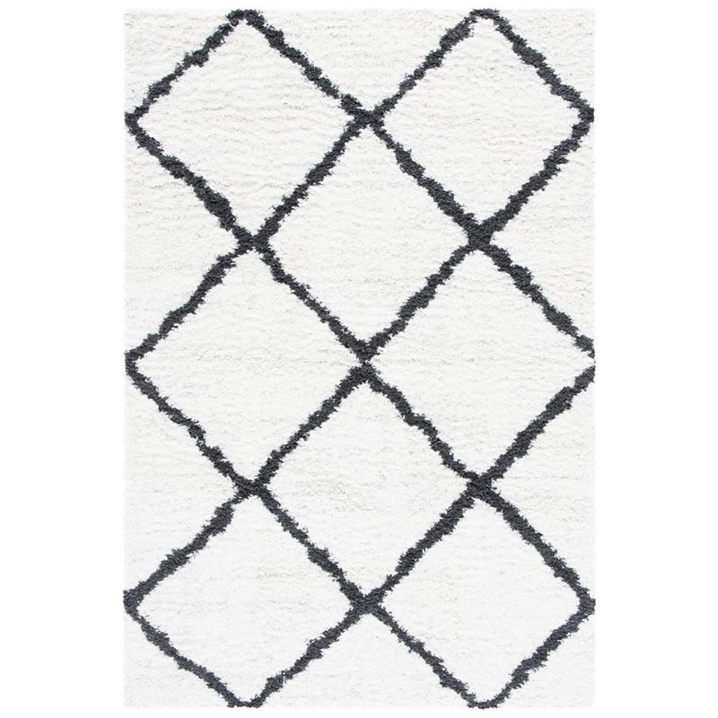 Luxe Comfort Black Shag 9' x 12' Easy-Care Synthetic Area Rug