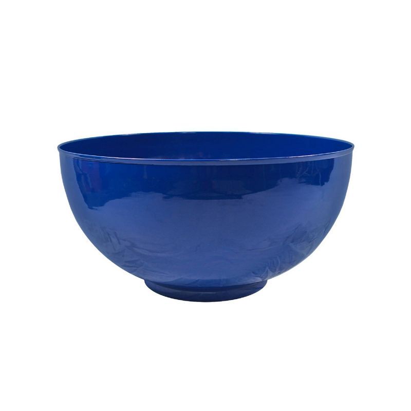 French Blue 24" Galvanized Steel Bowl Planter