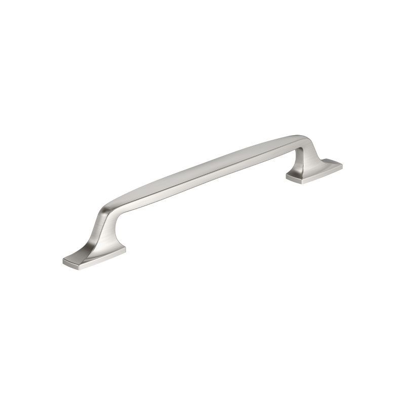 Satin Nickel 7-9/16" Modern Industrial Cabinet Pull