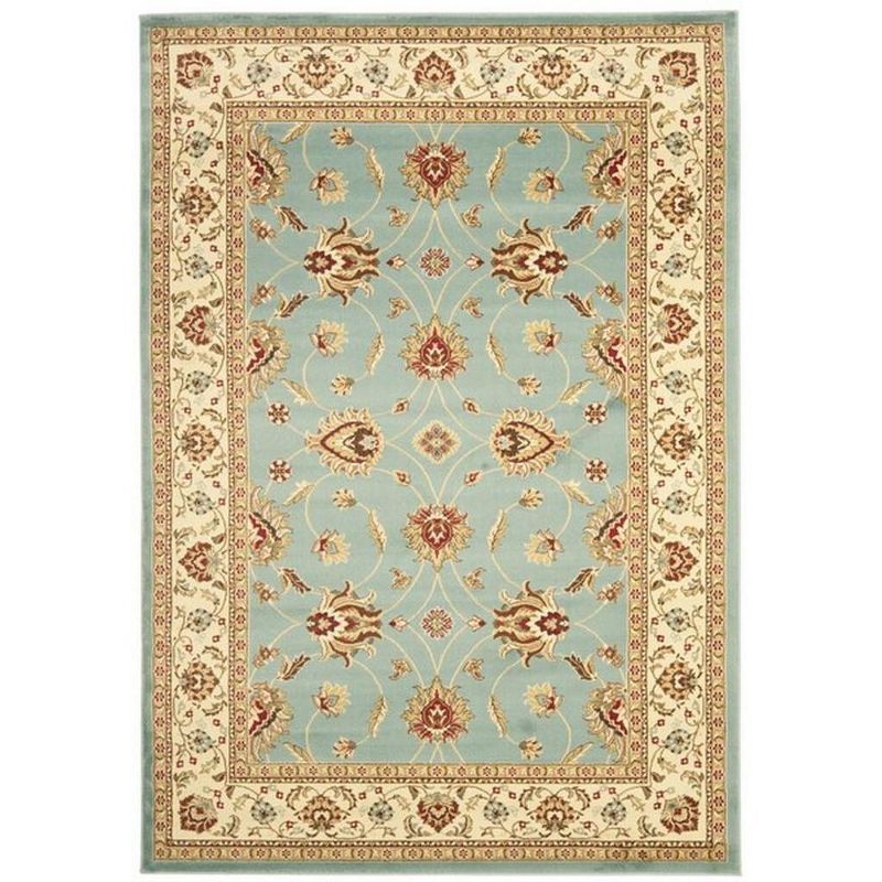 Hand-knotted Blue and Ivory Synthetic 12' x 15' Area Rug