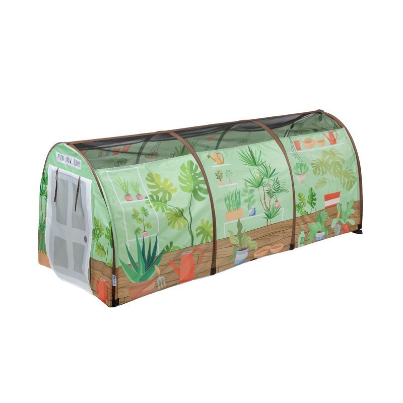 Let's Grow Play Tunnel with Garden Graphics and Mesh Windows