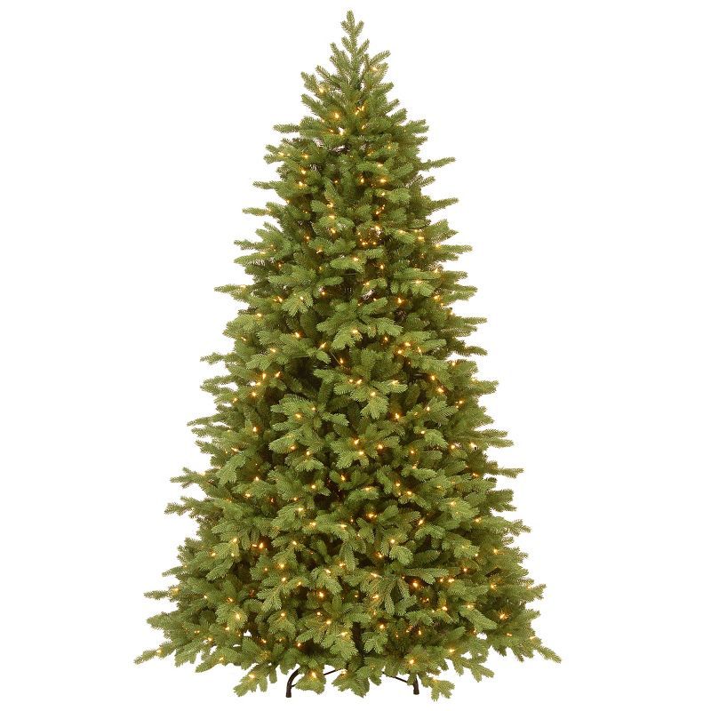 Prelit 7.5ft Green Fir Artificial Christmas Tree with Dual Color LED Lights