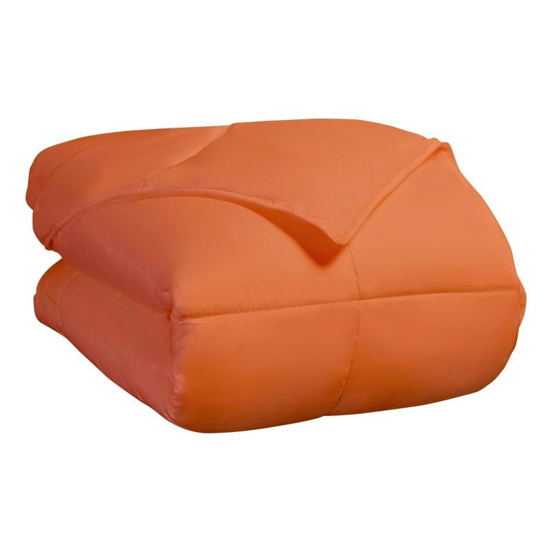 Dusty Orange Twin Reversible Down Alternative Microfiber Comforter