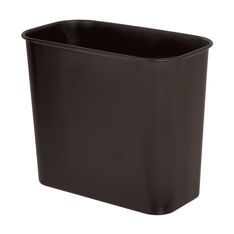 Bronze Stainless Steel Rectangular Bathroom Trash Can