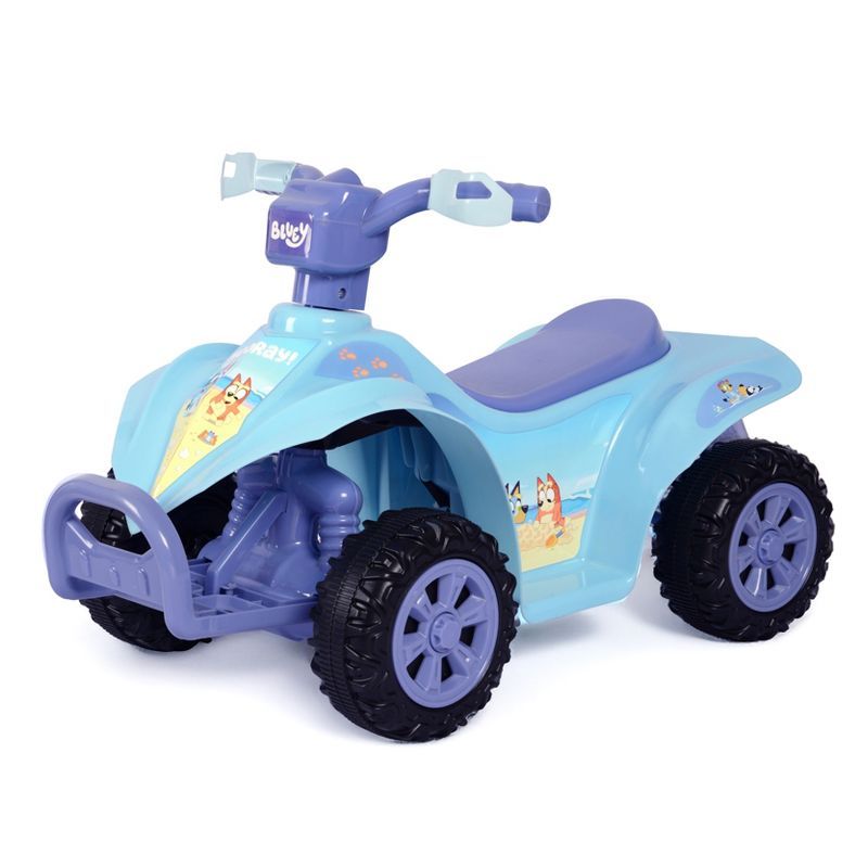 Bluey 6V Light Blue and Purple Kids Quad