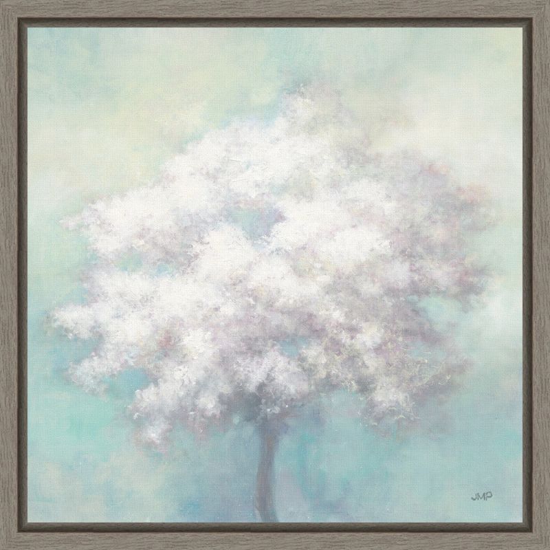 Spring Hope Tree Misty Morning Canvas Wall Art Print