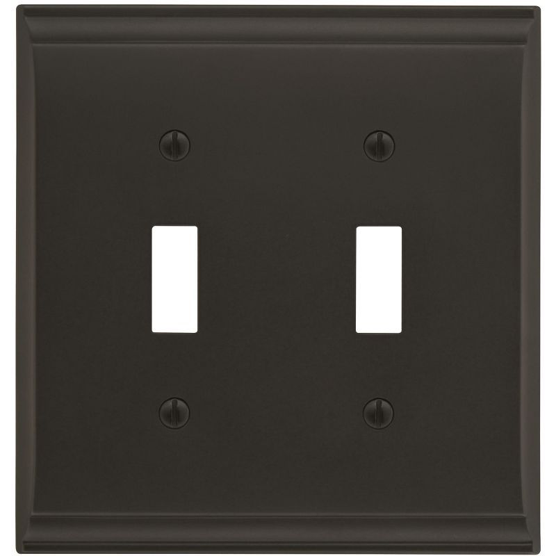 Black Bronze 2-Gang Decorative Wall Plate