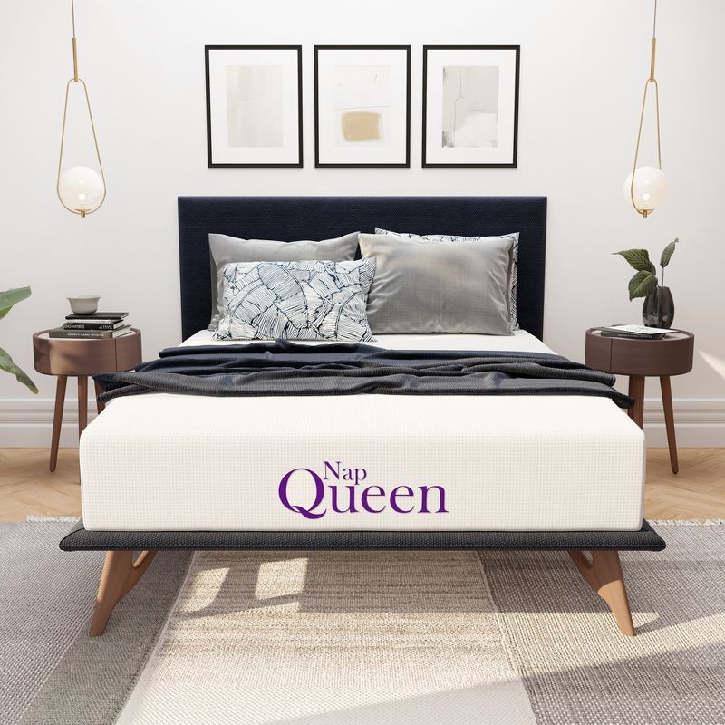 NapQueen Twin 10" Gel Memory Foam Mattress with Adjustable Bed
