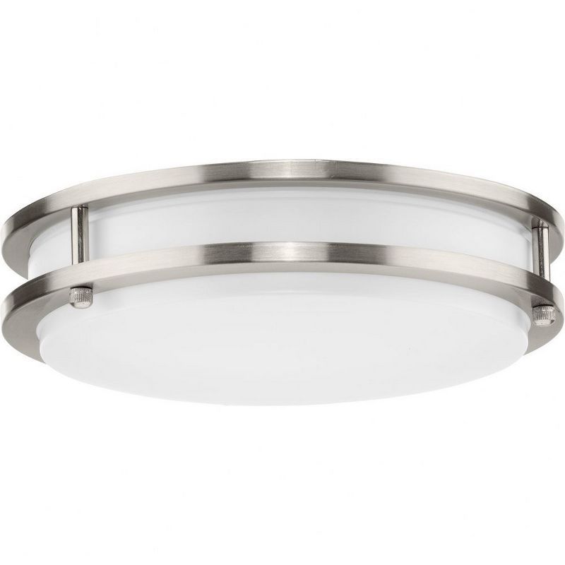 Abide Brushed Nickel 10.24" LED Flush Mount Light