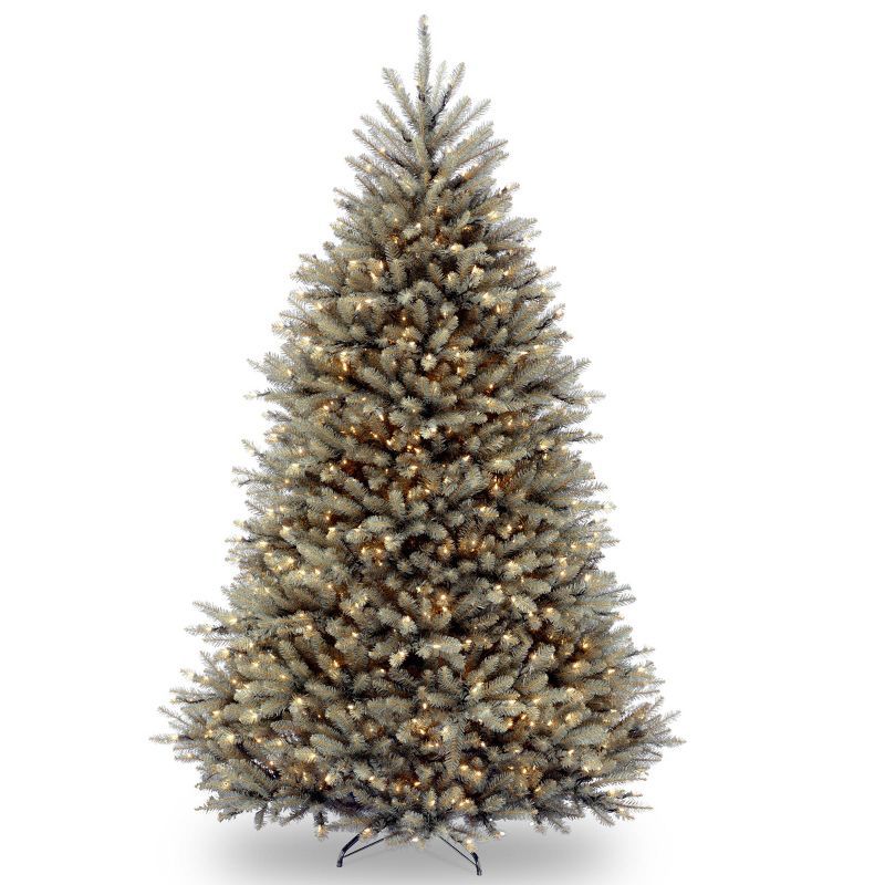 7.5' Pre-Lit Blue Fir Artificial Christmas Tree with Clear Lights