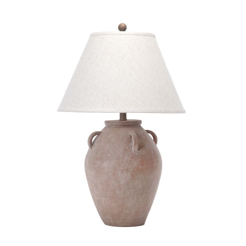 Kavala 29" White Resin Urn Table Lamp