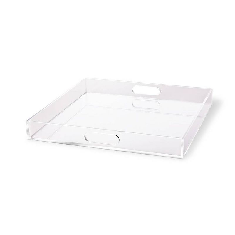 Clear Acrylic 16x16 Tray with Handles