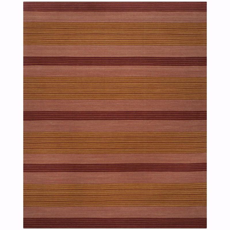 Marbella Rust and Red Hand-Tufted Wool Area Rug