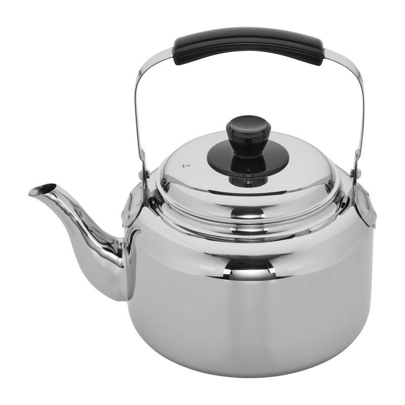 Demeyere Resto 6.3-Qt Silver Stainless Steel Tea Kettle