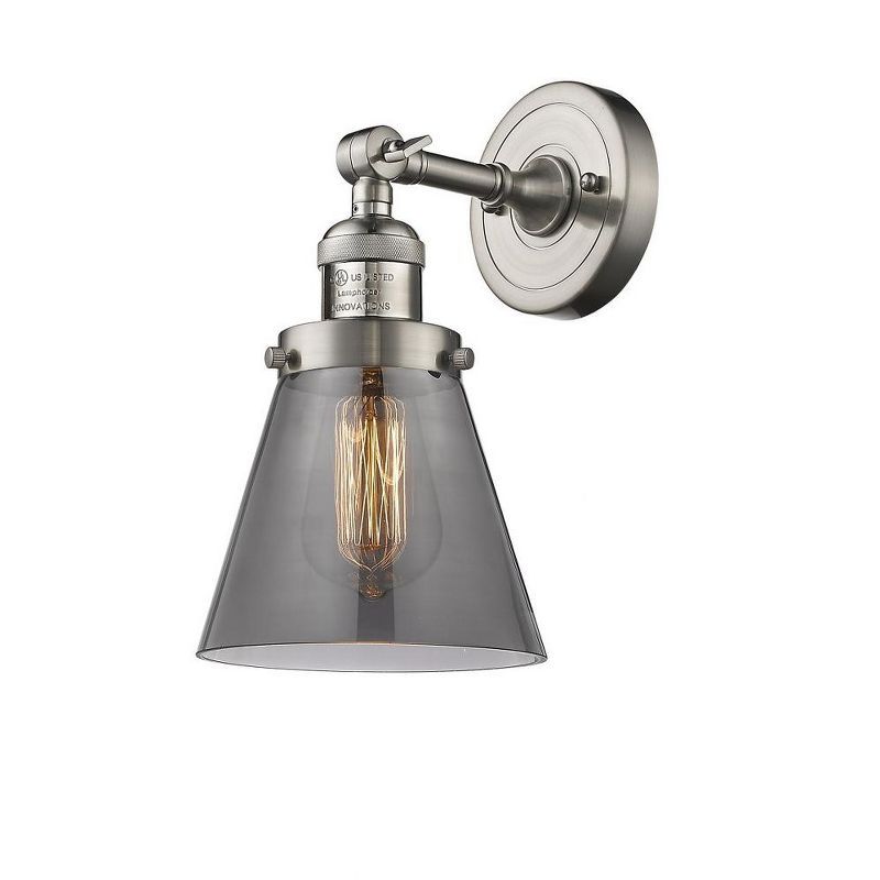 Dimmable Brushed Satin Nickel 10" Wall Sconce