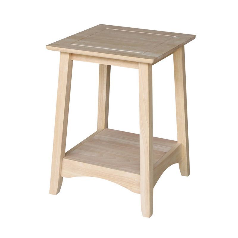 Parawood Classic Unfinished Tall End Table