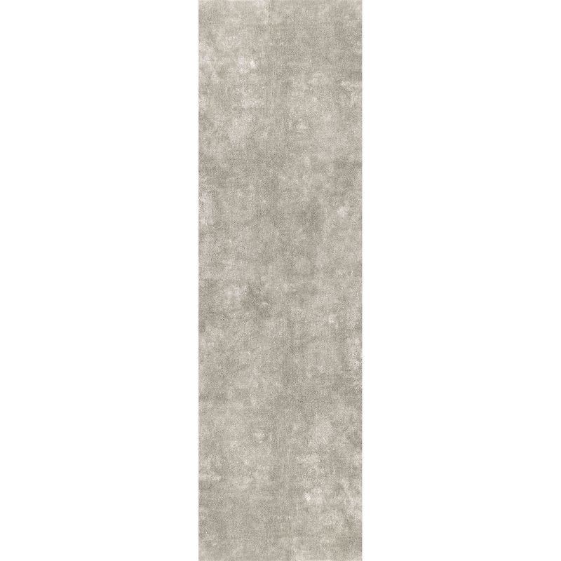 Beige Washable Shag Runner Rug with Non-slip Backing