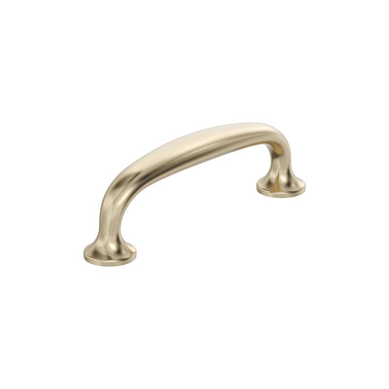 Golden Champagne 3" Nickel Cabinet Bar Pull with Mounting Hardware