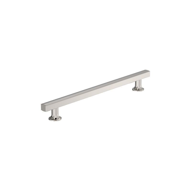 Polished Nickel 8-13/16 Inch Modern Cabinet Pull