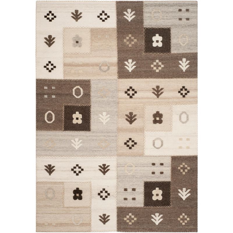 Kenya Natural Hand-Knotted Wool 10' x 14' Area Rug