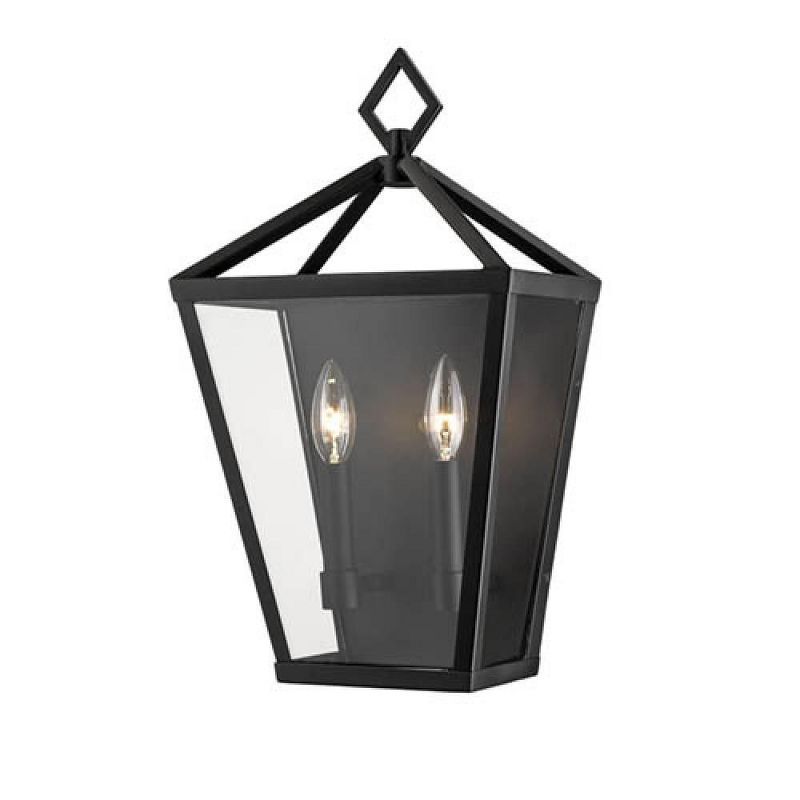 Powder Coat Black Bronze Outdoor Wall Sconce