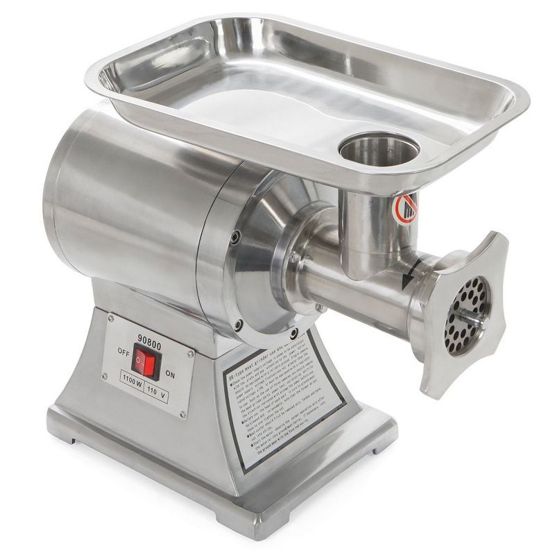 Stainless Steel 1100W Commercial Electric Meat Grinder with Cutting Blade