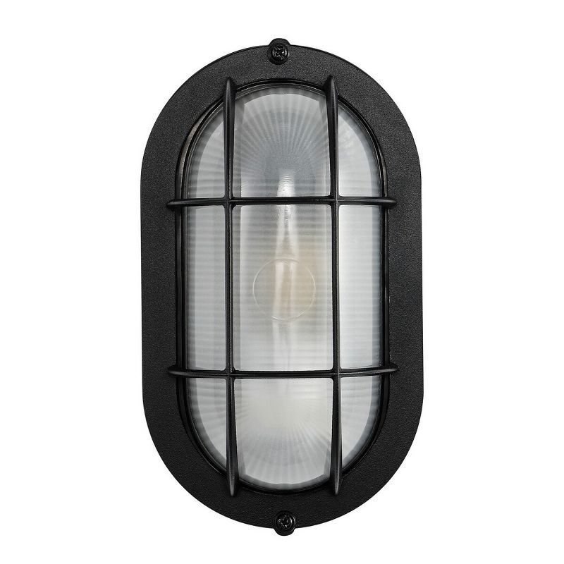 Elora Black Metal Outdoor Wall Sconce Set of 2