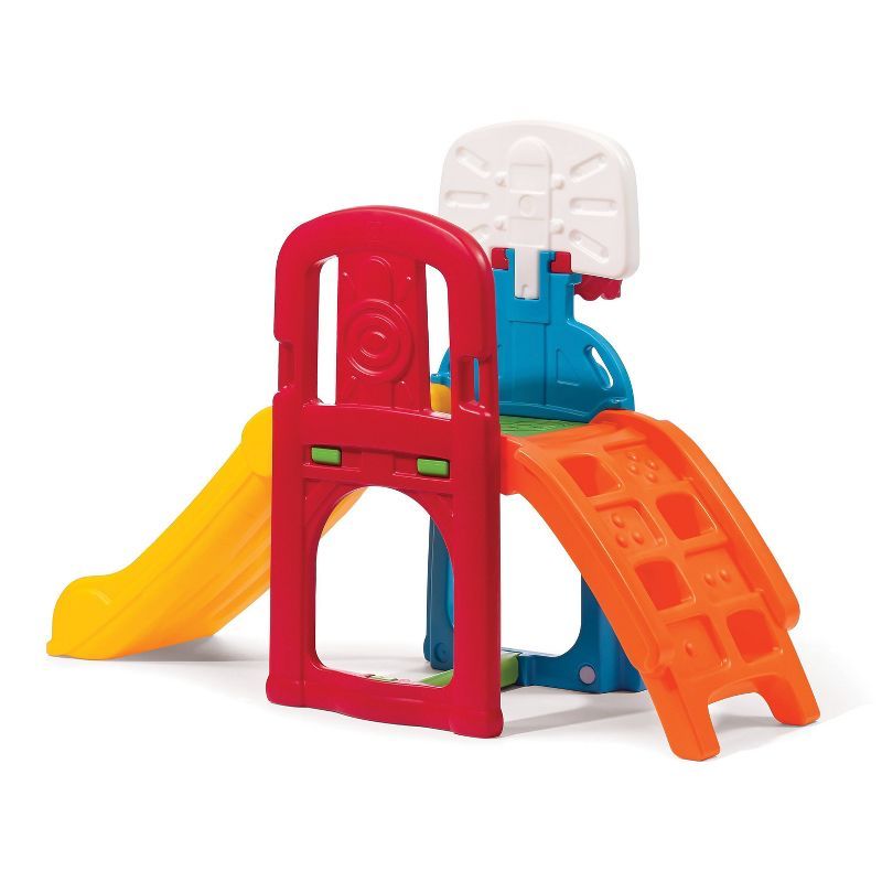 Multicolor Plastic Indoor Climber with Slide and Sports Features