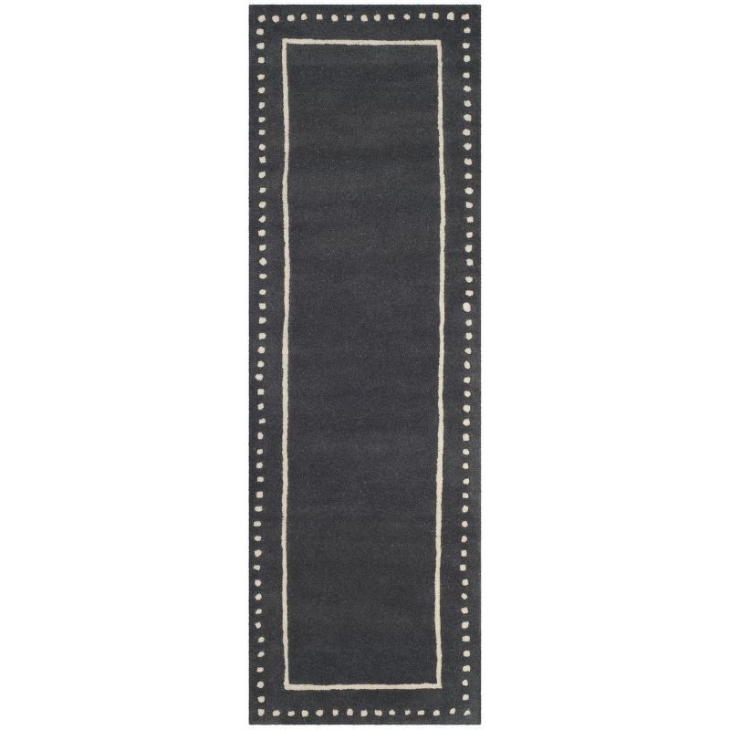 Ivory Elegance 2'3" x 7' Hand-Tufted Wool Runner Rug