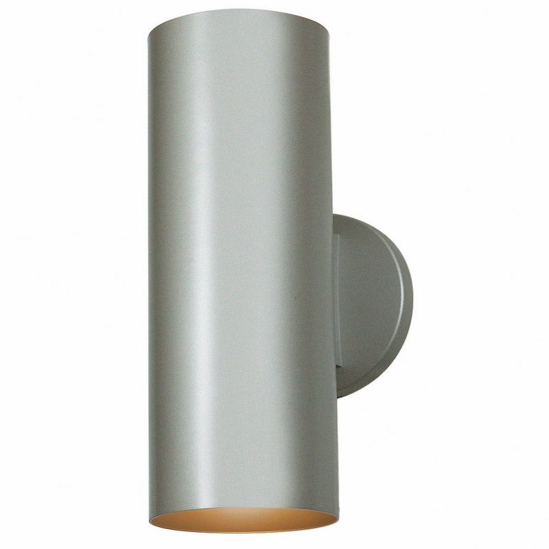 Poseidon Satin Nickel 2-Light Steel Wall Sconce