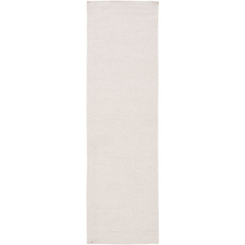 Ivory Hand Tufted Wool Runner Rug 2'3" x 8'