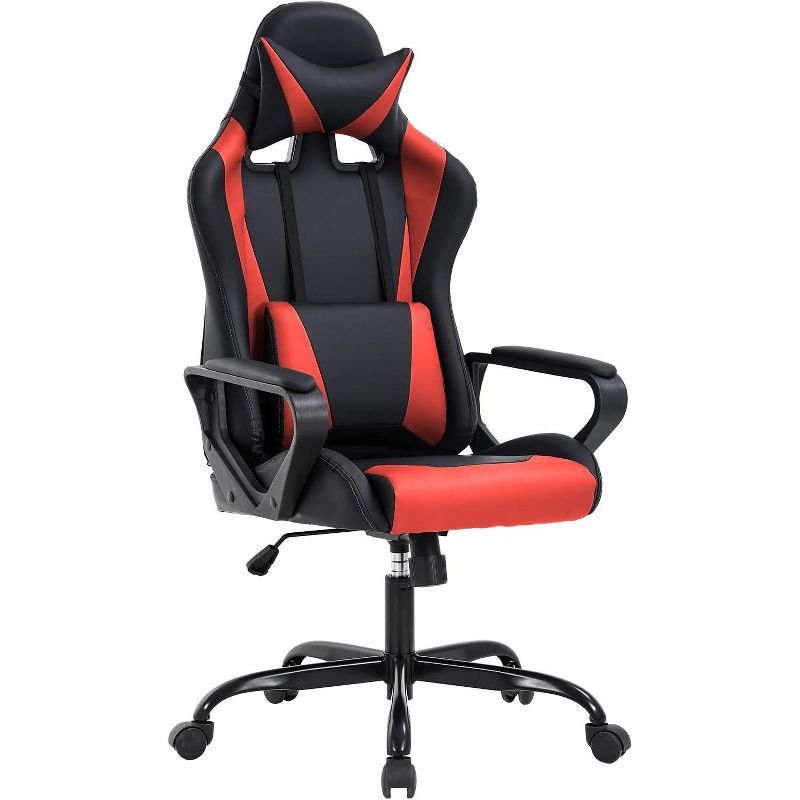 Red and Black Ergonomic High-Back Gaming Office Chair