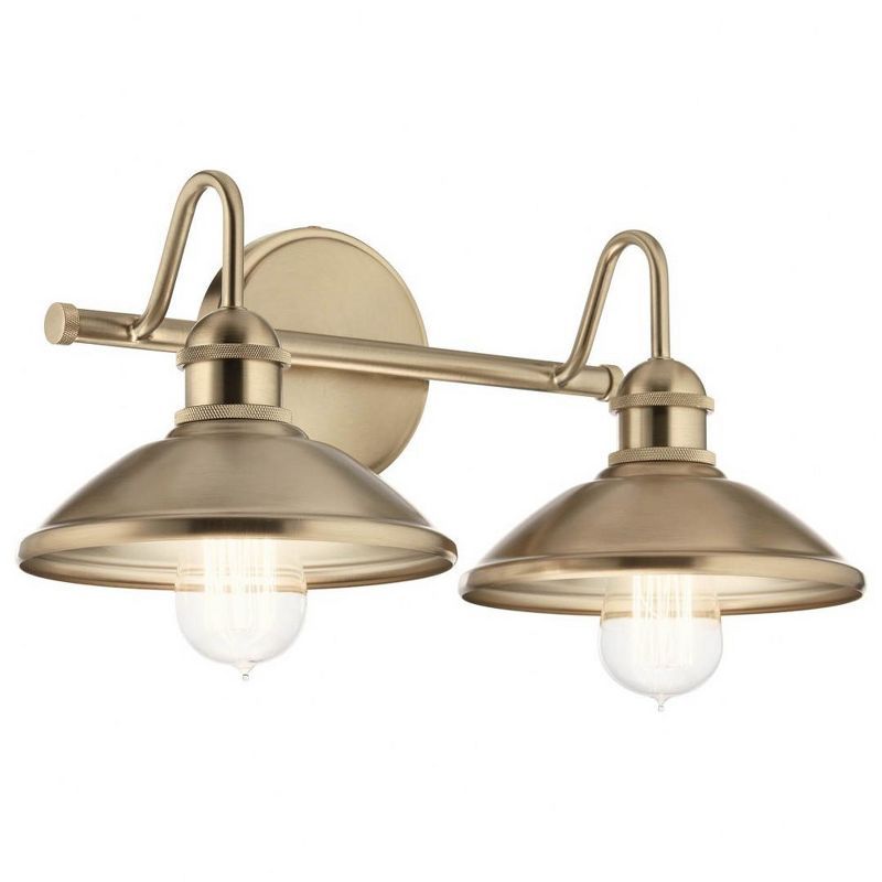 Clyde 7.25 inch 2 Light Vanity Light in Olde Bronze®