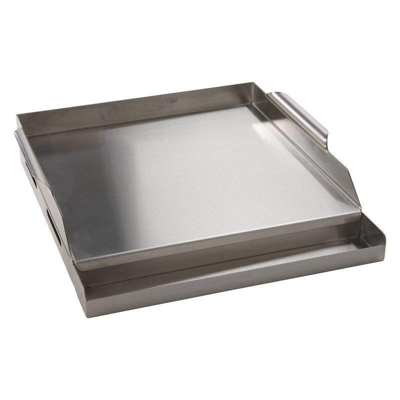 TYTUS 16'' x 14'' Silver Stainless Steel Griddle