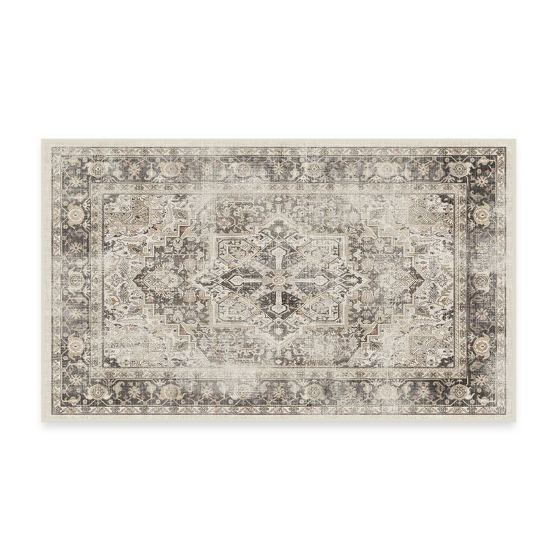 Kamran Hazel Washable Persian Flatwoven Area Rug