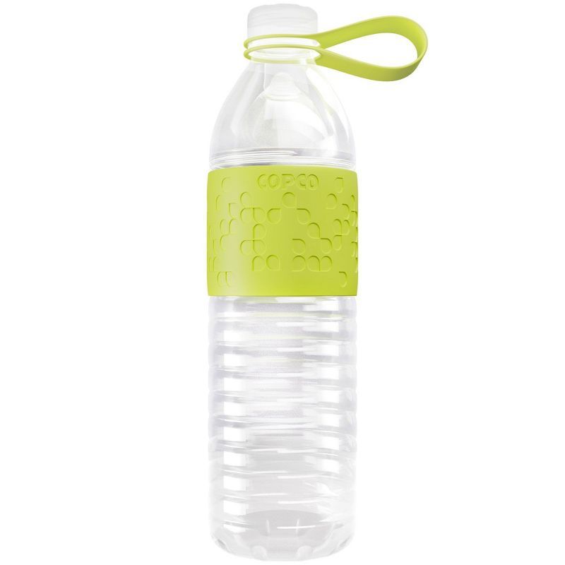 Copco Hydra 20 oz Clear and Green Tritan Plastic Water Bottle