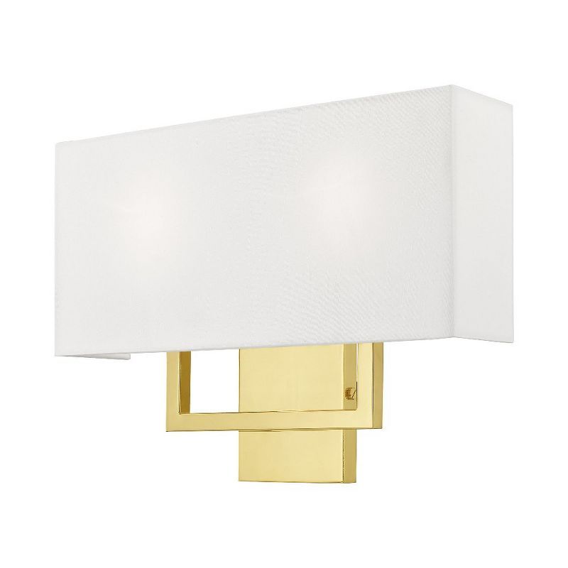 Pierson Polished Brass 2-Light Contemporary Wall Sconce