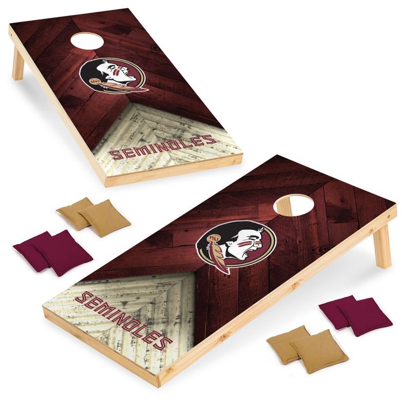 Florida State Seminoles 2'x4' Wooden Cornhole Set with Bean Bags