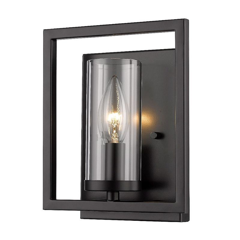 Bronze Dimmable Direct Wired Electric Wall Sconce