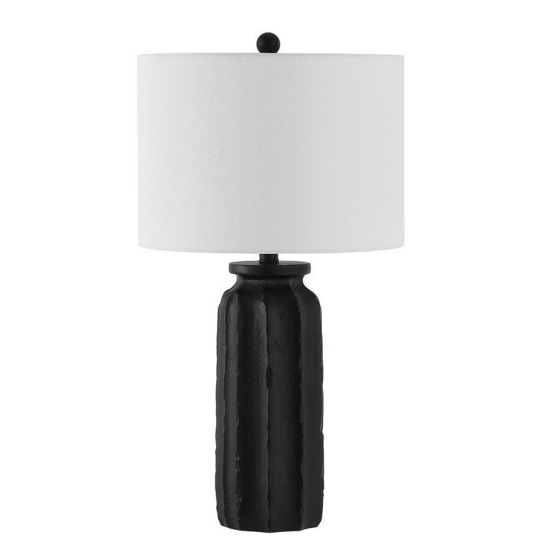 Candri 26" Ancient Inspirations Matte Black Table Lamp