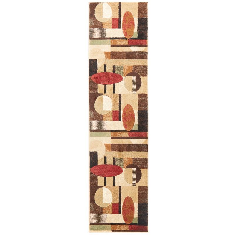 Tribeca Jasmine Multicolor Geometric Runner Rug