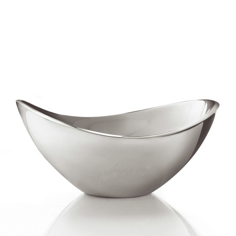 Nambe 11-Inch Silver Alloy Butterfly Serving Bowl