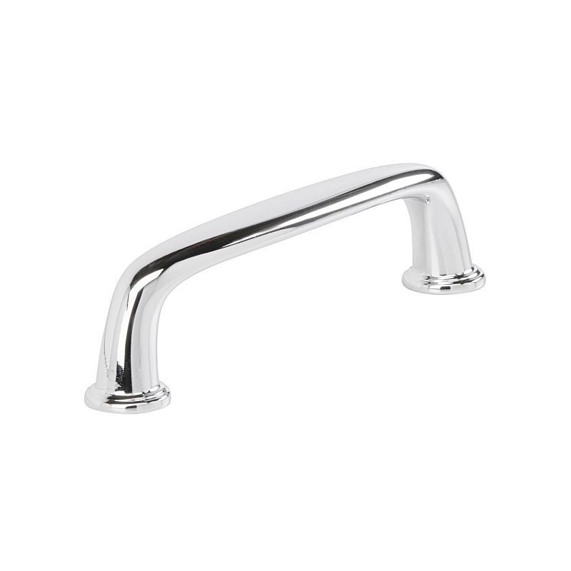 Polished Chrome 3-3/4" Cabinet Drawer Pull Bar