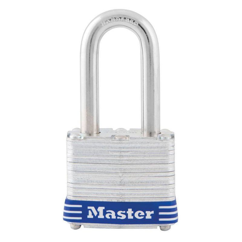 Master Lock Laminated Steel 1.5" Shackle Key Padlock