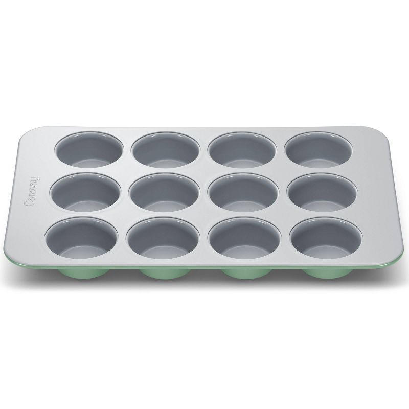 Colorful Non-Stick Steel 12-Cup Muffin Pan