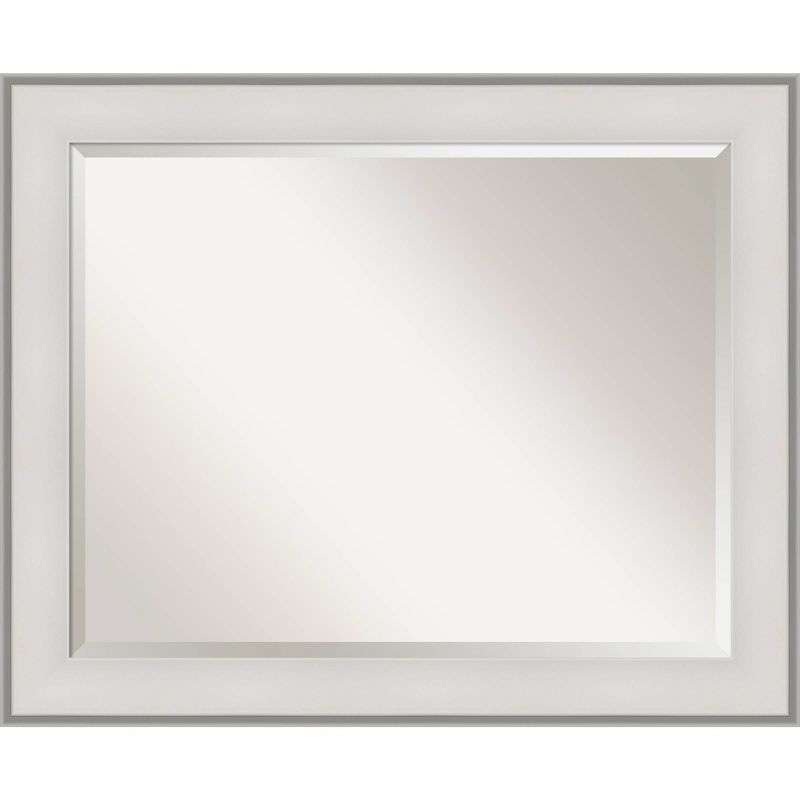 Imperial Silver Rectangular 33" x 40" Bathroom Vanity Wall Mirror